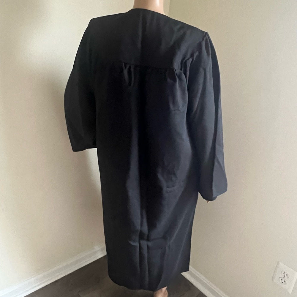 Unisex Graduation Robe Size 51 Black - Picture 4 of 6